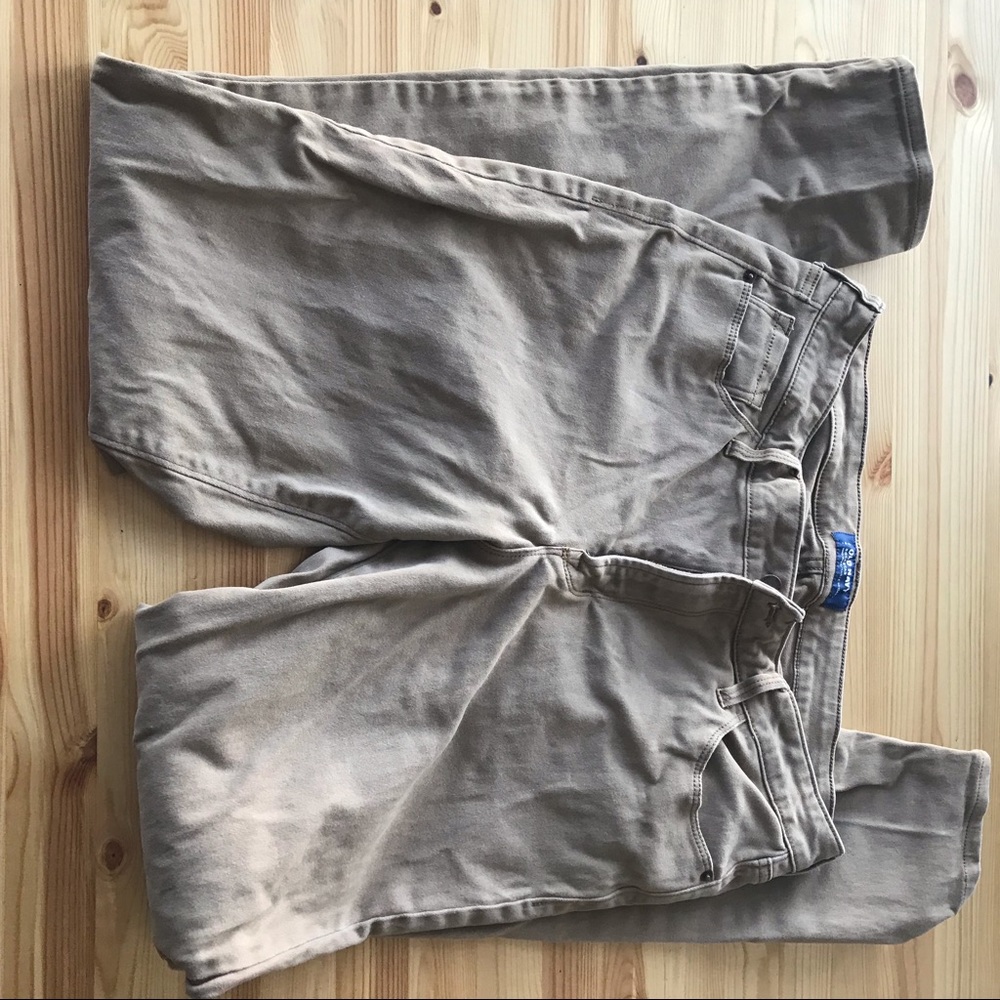 Khaki rockstar jeans